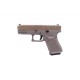 Страйкбольный пистолет WE Glock 19 Gen. 5 TAN, металл, GBB, газ, сменные накладки